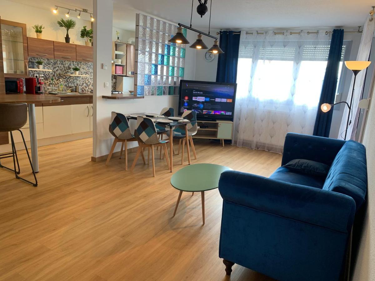 Sion City Mulhouse Centre - Parking Et Balcon-Wifi 5G Gratuit Eksteriør billede